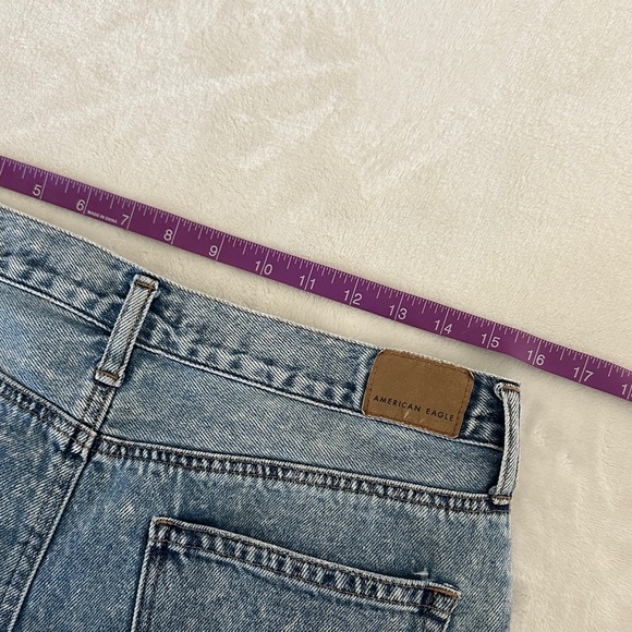 American Eagle Blue Mom Shorts - Picture 6 of 8